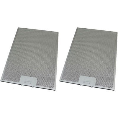 2 x Universal Cooker Hood Metal Grease Filter 265mm x 395mm by Ufixt