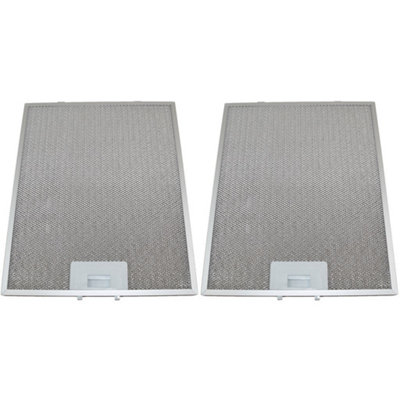2 x Universal Cooker Hood Metal Grease Filter 274mm x 334mm by Ufixt
