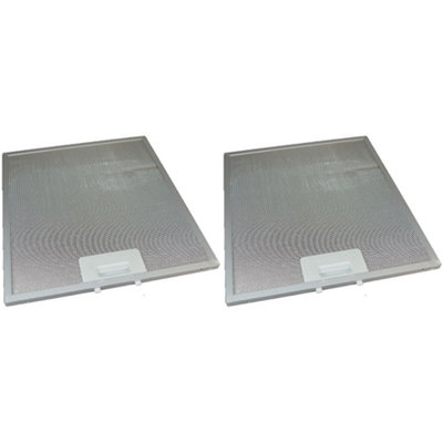 2 x Universal Cooker Hood Metal Grease Filter 280mm x 320mm by Ufixt