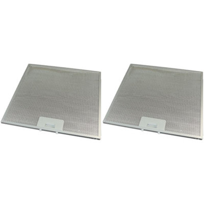 2 x Universal Cooker Hood Metal Grease Filter 320mm x 320mm by Ufixt