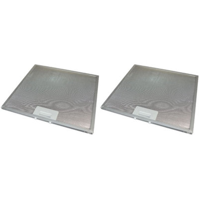2 x Universal Cooker Hood Metal Grease Filter 330mm x 320mm by Ufixt