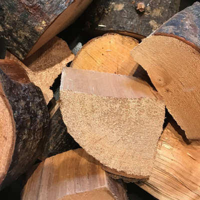 2 x Warma Chimenea Wood Chunks Kiln Dried Wood Logs Fire Pit Fuel 7kg - 7