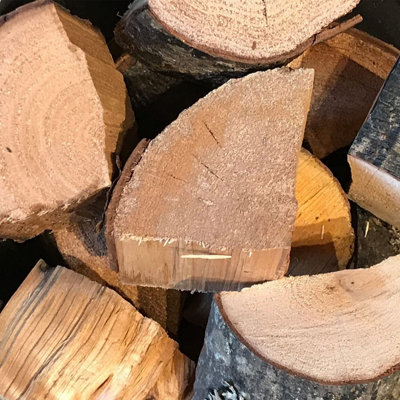 2 x Warma Chimenea Wood Chunks Kiln Dried Wood Logs Fire Pit Fuel 7kg - 8