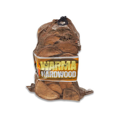 2 x Warma Kiln Dried Hardwood Nets Pizza Oven Burner Stove Fuel Ready to Burn Firewood Logs 50L