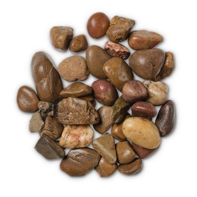 20-45mm Mixed Quartzite Stone - Brown - Premium Aggregate Bulk Bag ...