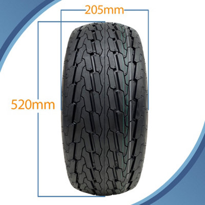 20.5x8.00-10 Trailer Kit High Speed Road Legal Wheels, Stub Axles ...