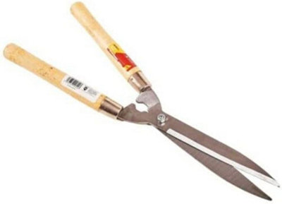 20'' Carbon Steel Blade Wooden Handle Garden Shears Hedges Grass Shrubs Bushes