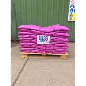 20 Filled pink polypropylene sandbags