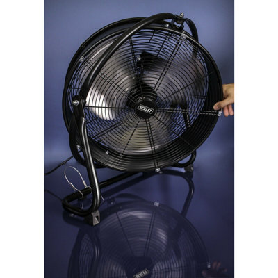 20" Industrial High Velocity Orbital Drum Fan - 3 Speed - 360 Degree Tilt