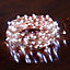20 LEDs Gold Wire With Cool White LEDs Copper Wire Indoor Battery Operated StringLights