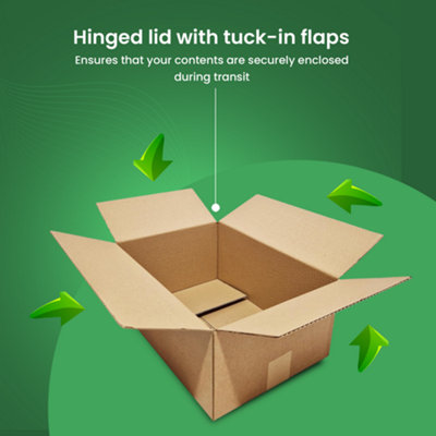 20 New Royal Mail Small Parcel boxes packaging boxes Mailing Boxes for shipping (346x246x155mm) Deep Option - 5
