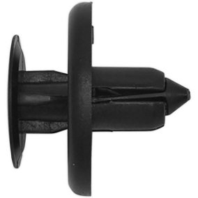 20 PACK Black Push Rivet Trim Clip - 20mm x 19mm - For Honda & Toyota Vehicles
