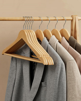 20-Pack Maple Wood Shirt Hangers | Honey-Can-Do