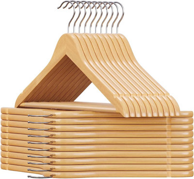 Avery Neutral Wood Brass Clothing Hanger