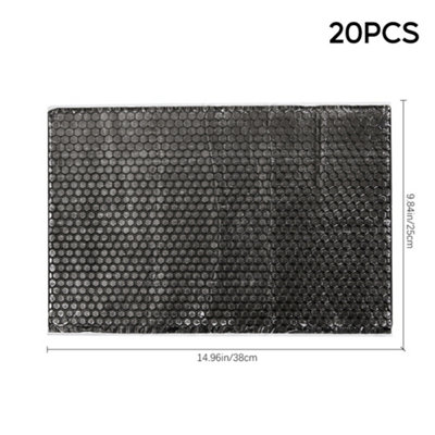 20 PCS Car Sound Deadening Self Adhesive Mat, Automotive Noise ...