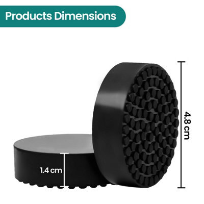 20 Pcs Pot Feet for Garden Pots Black Invisible Pot Risers for Indoor  Outdoor