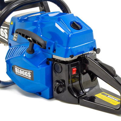 20'' Petrol Chainsaw Bloggs 52cc with Easy Start & Chain plus 2 Stroke & Chain Oil - 5