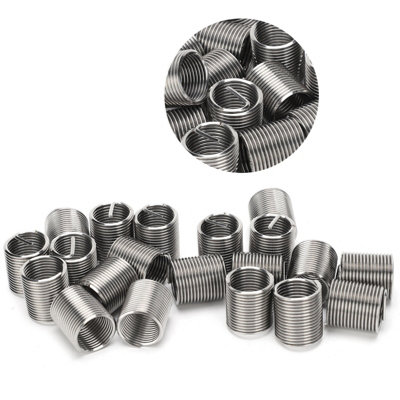 10-Pack Threaded Insert Reducing Nut – M12 X 1.75 Female To M16 X 2 Male, 30mm Length – 303 Stainless Steel – For Thread Repair & Size Conversion