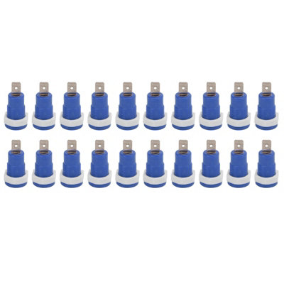 20-Piece Set of 4mm Banana Socket Female Connectors-Brass Terminals for Stable Current in RVs,Trucks,and Boats