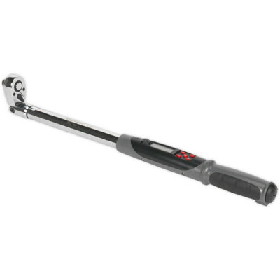 Flex head shop torque wrench