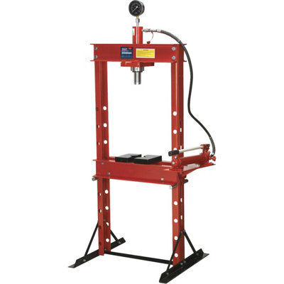 20 Tonne Hydraulic Press - Floor Type - Detachable Pump & Ram - Pressure Gauge