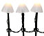 20 White Mushroom Stake Lights Mini Christmas LED Pathway Lights Warm White