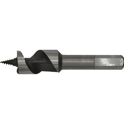 20 X 100mm Hardened Auger Wood Drill Bit - Hexagonal Shank - Woodwork 