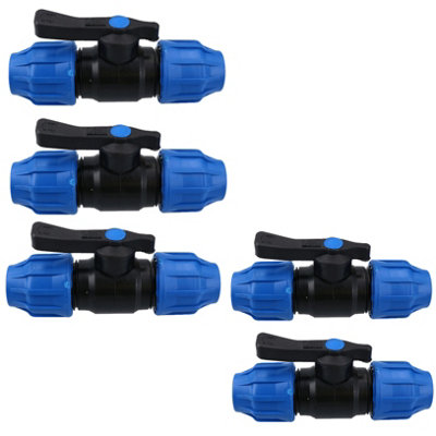 20 x 20mm MDPE Stopcock Hose Joiner Shut-off Underground Disconnect 5 Pack Price Comparisons | Compare The Build