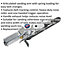 20 x 520mm Detail AIR Belt Sander - 1/4" BSP - QUALITY Garage Slim Grinding Kit