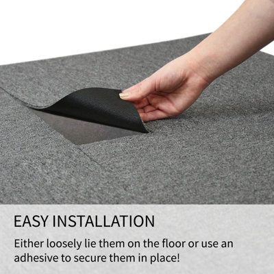 20 x Carpet Tiles 5m2  Anthracite - 3