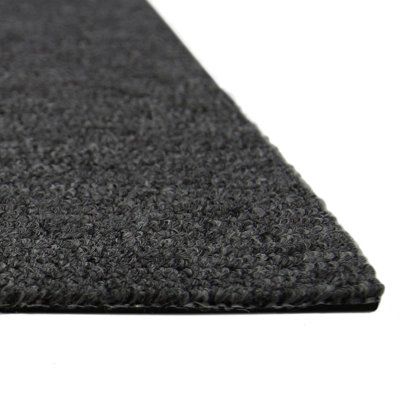 20 x Carpet Tiles 5m2  Charcoal Black - 4