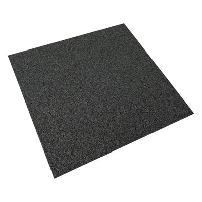 20 x Carpet Tiles 5m2 Charcoal Black - 3