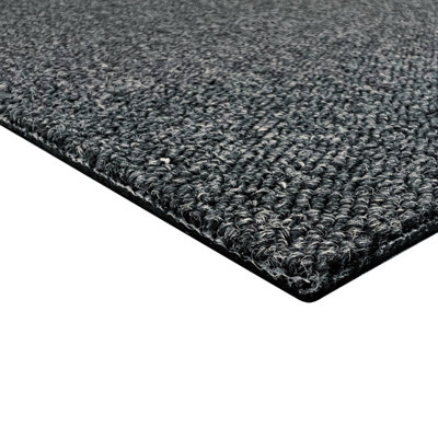 20 x Carpet Tiles 5m2 Charcoal Black - 4