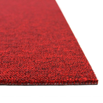 20 x Carpet Tiles 5m2  Scarlet Red - 4