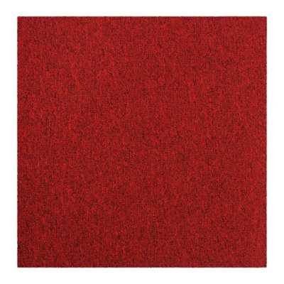 20 x Carpet Tiles 5m2 Scarlet Red - 3