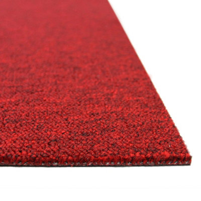 20 x Carpet Tiles 5m2 Scarlet Red - 5