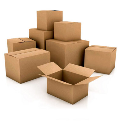 20 x Double Wall 30 x 20 x 20" (762x508x508mm) Strong Cardboard Shipping Boxes For House Moving & Storage