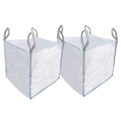 20 x FIBC Jumbo Ton Bag Heavy Duty Builders Sacks 85x85x85cm Industrial Woven Material Skip Replacement Bags