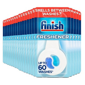 20 x Finish Dishwasher Freshener With Scent Control Technology Up to 60 Washes