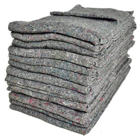 20 x Grey Strong Large Storage Furniture Removal Blankets 200cm x 150cm