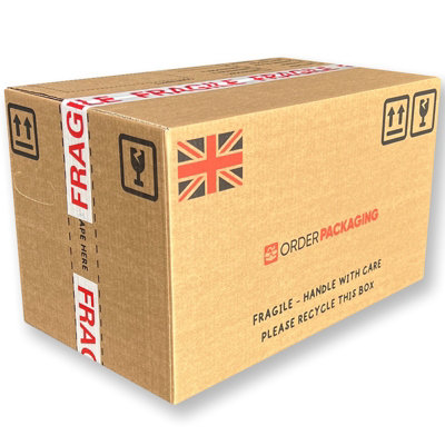 100 Count 6x5x5 Cardboard Shipping Boxes - Small Corrugated Mailing Cartons, 26 ECT, Made In USA