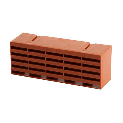 20 x Terracotta Air Bricks Vent 9" x 3" Brick Grille AirBrick Flow Ventilation