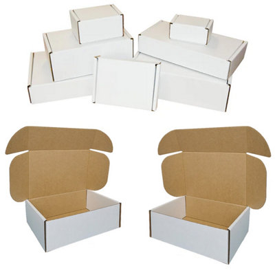 20 x White 7x5.5x2
