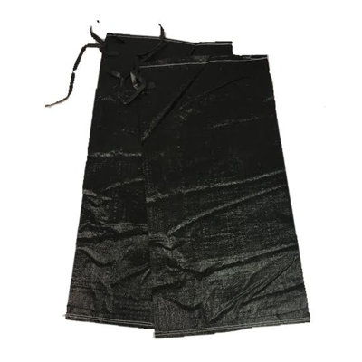 20 x Yuzet Black Woven Polypropylene Sandbags Sacks Sand Bags UV Proof