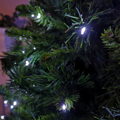 200 LED 10 x 1.9m Multi Function Waterfall Christmas Tree Lights with ...