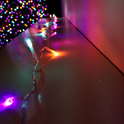 200 LED 16m Premier Christmas Outdoor Multi Function Timer Lights with ...