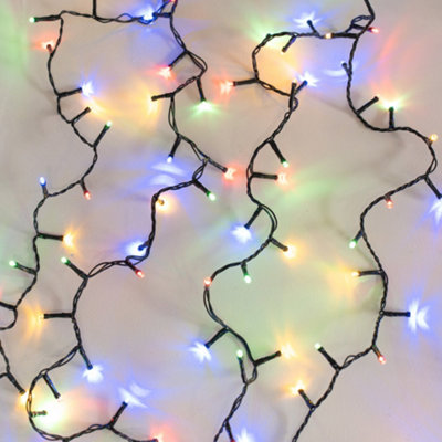 200 LED Christmas Tree Plug In Fairy String Lights In Multi-Coloured Price Comparisons | Compare The Build