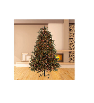200 LED Christmas Tree Timer Lights Premier Multi Action Red & Vintage ...
