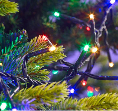 200 Multicoloured LED Christmas String Lights - 4