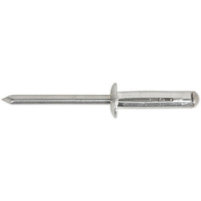 200 Pack Aluminium Compression Peel Pin Rivets - 4.8mm x 23mm Load Spreading Fasteners